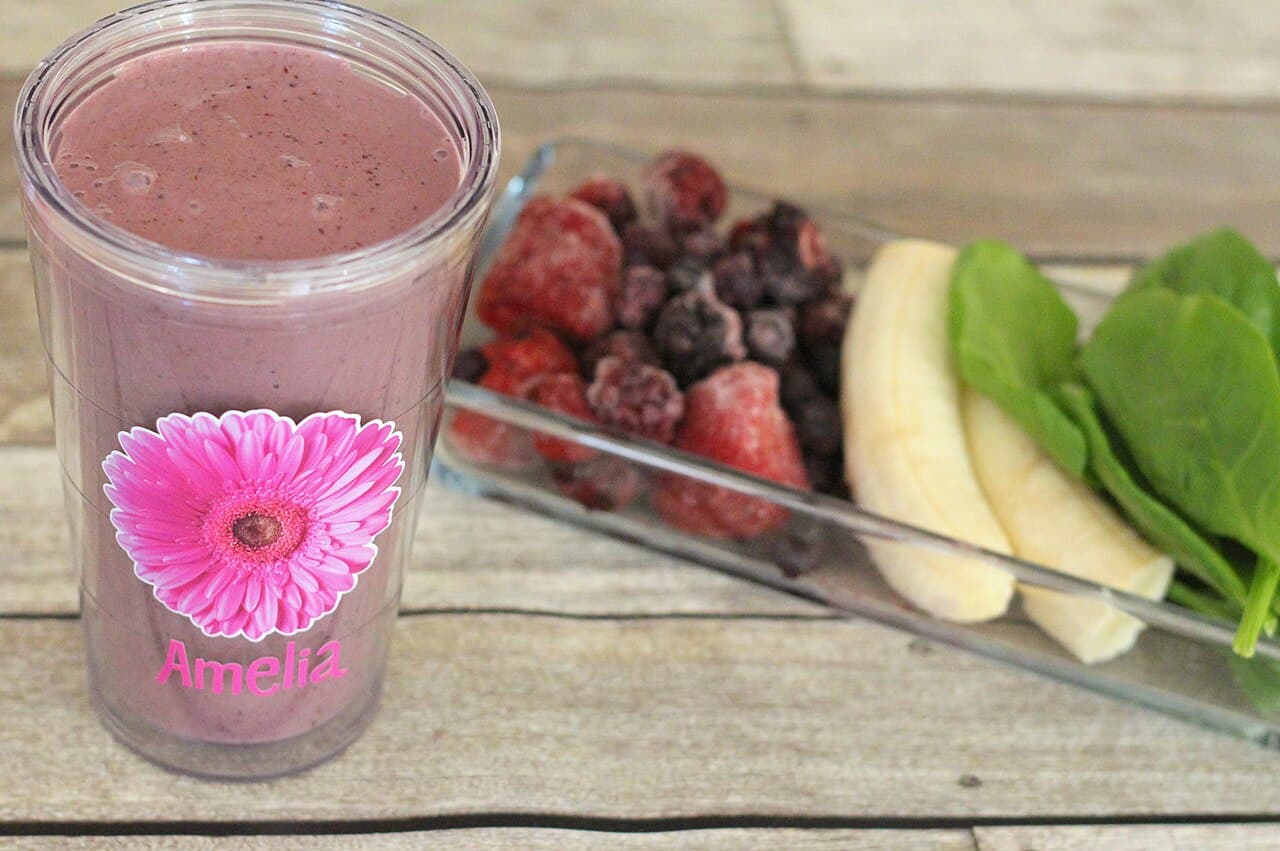Smoothie de frutos rojos