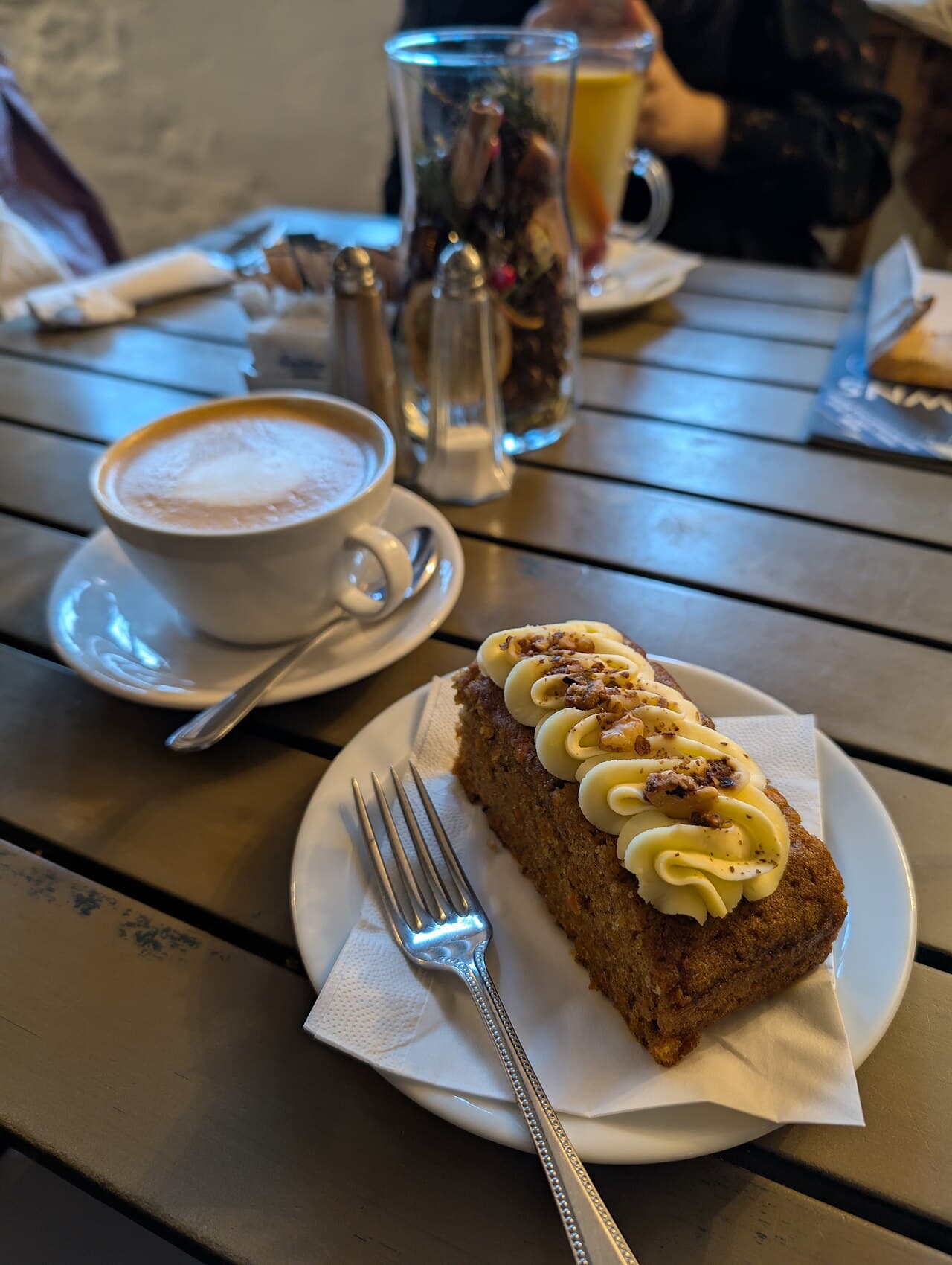 Tarta de zanahoria vegana